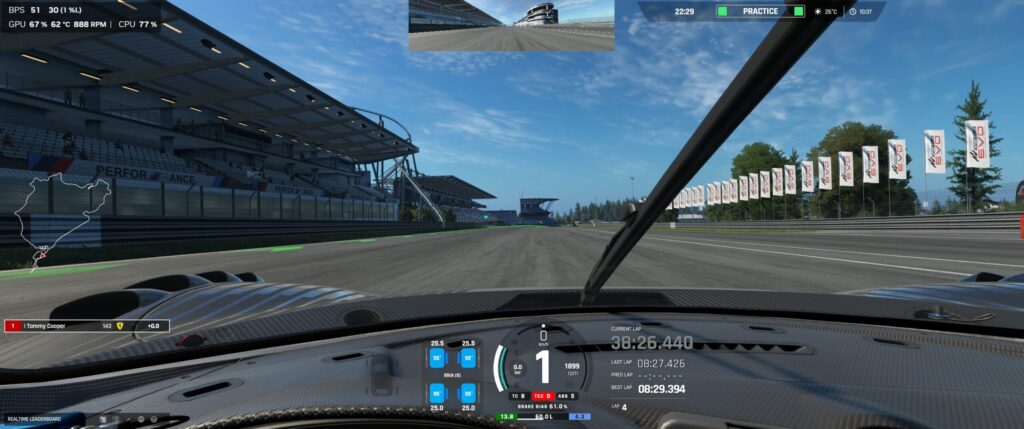 Assetto Corsa EVO Cockpit View Settings Realistic Driver View